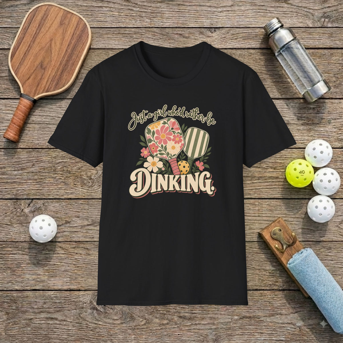 Flower Pickleball T-Shirt