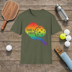 Rainbow Pickleball T-Shirt
