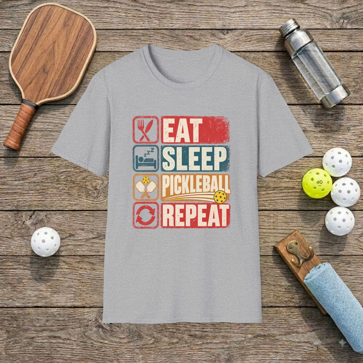 EAT SLEEP PICKLEBALL T-shirt