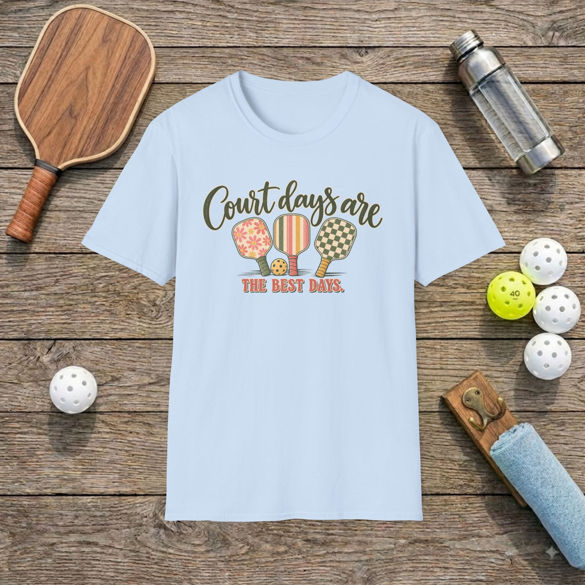 Colorful Pickleball T-Shirt