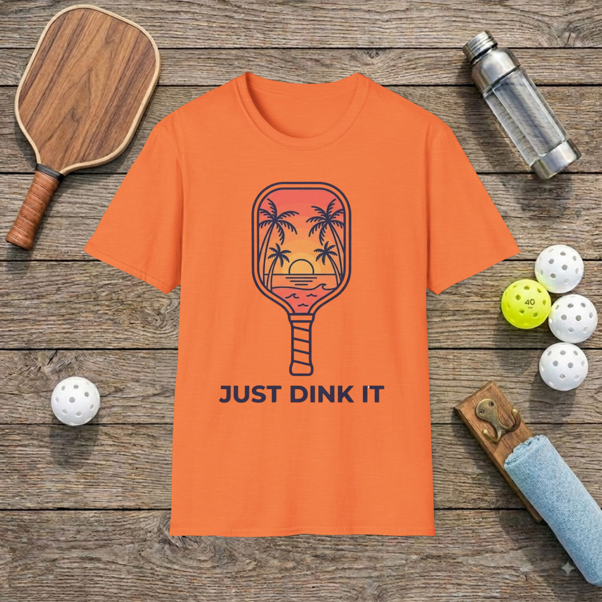 Sunset Paddle Pickleball T-Shirt