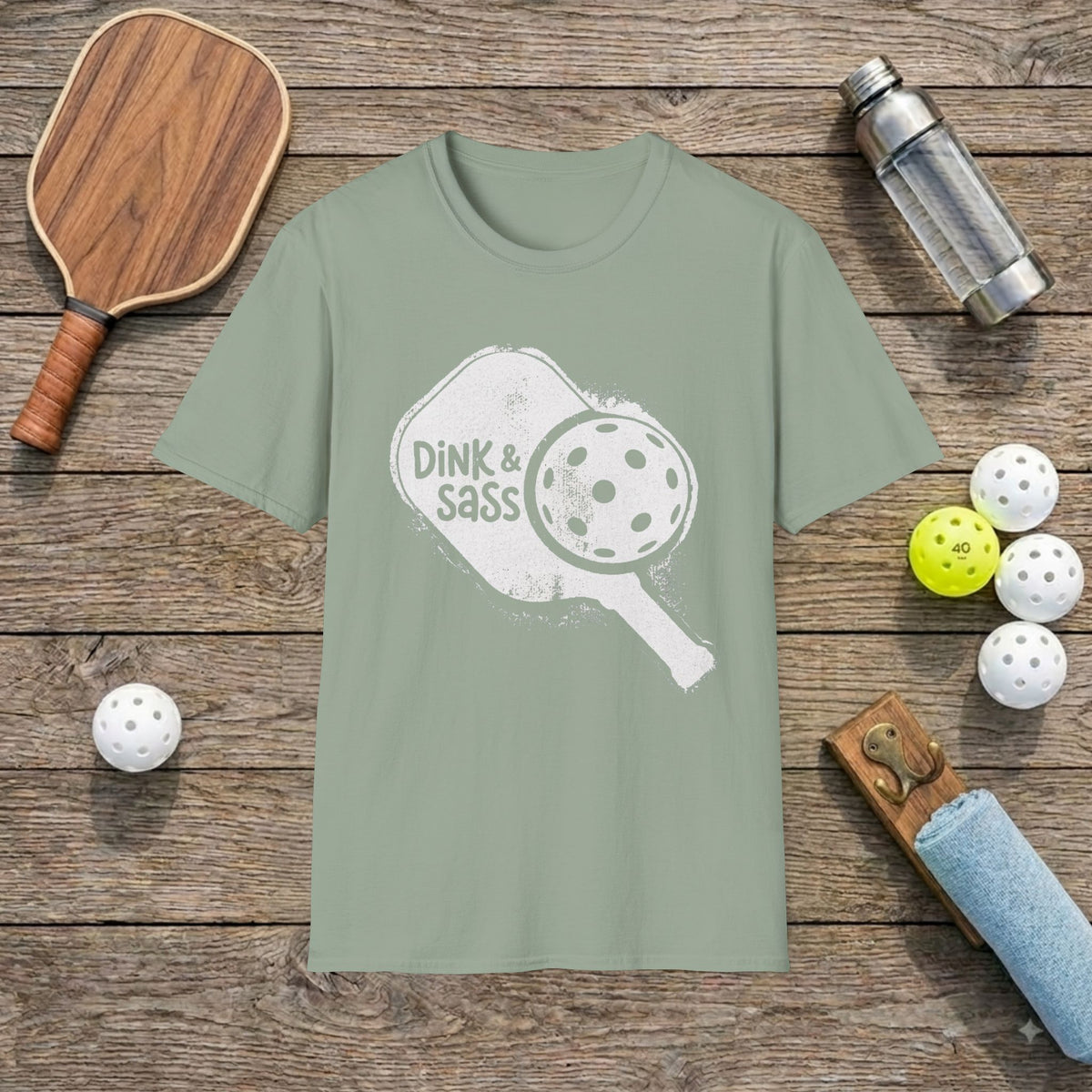 Colorful Pickleball Paddle T-Shirt