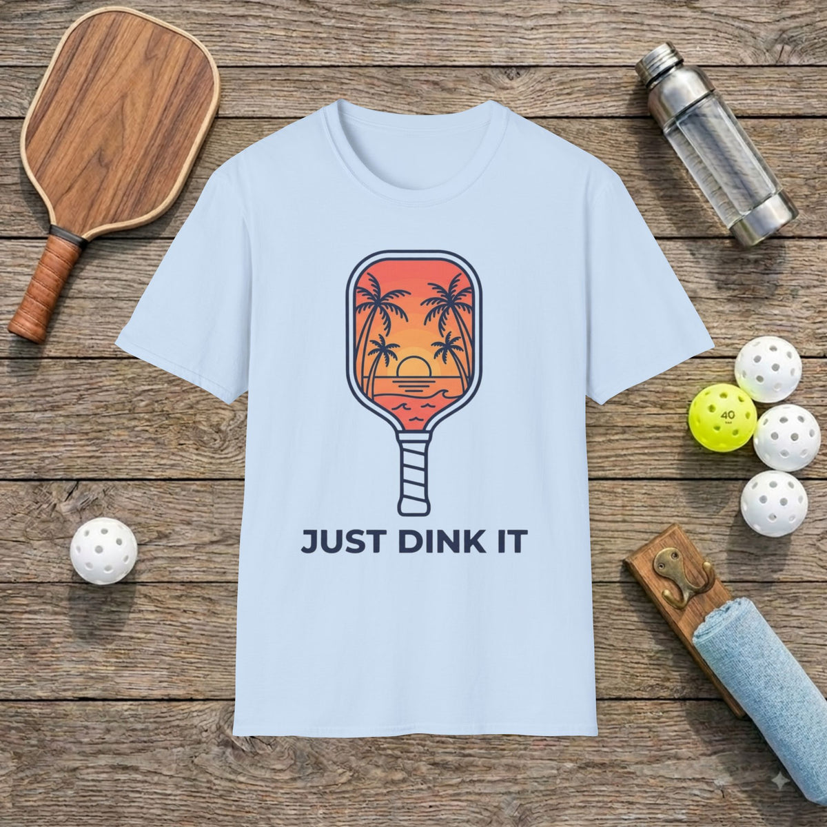 Sunset Paddle Pickleball T-Shirt