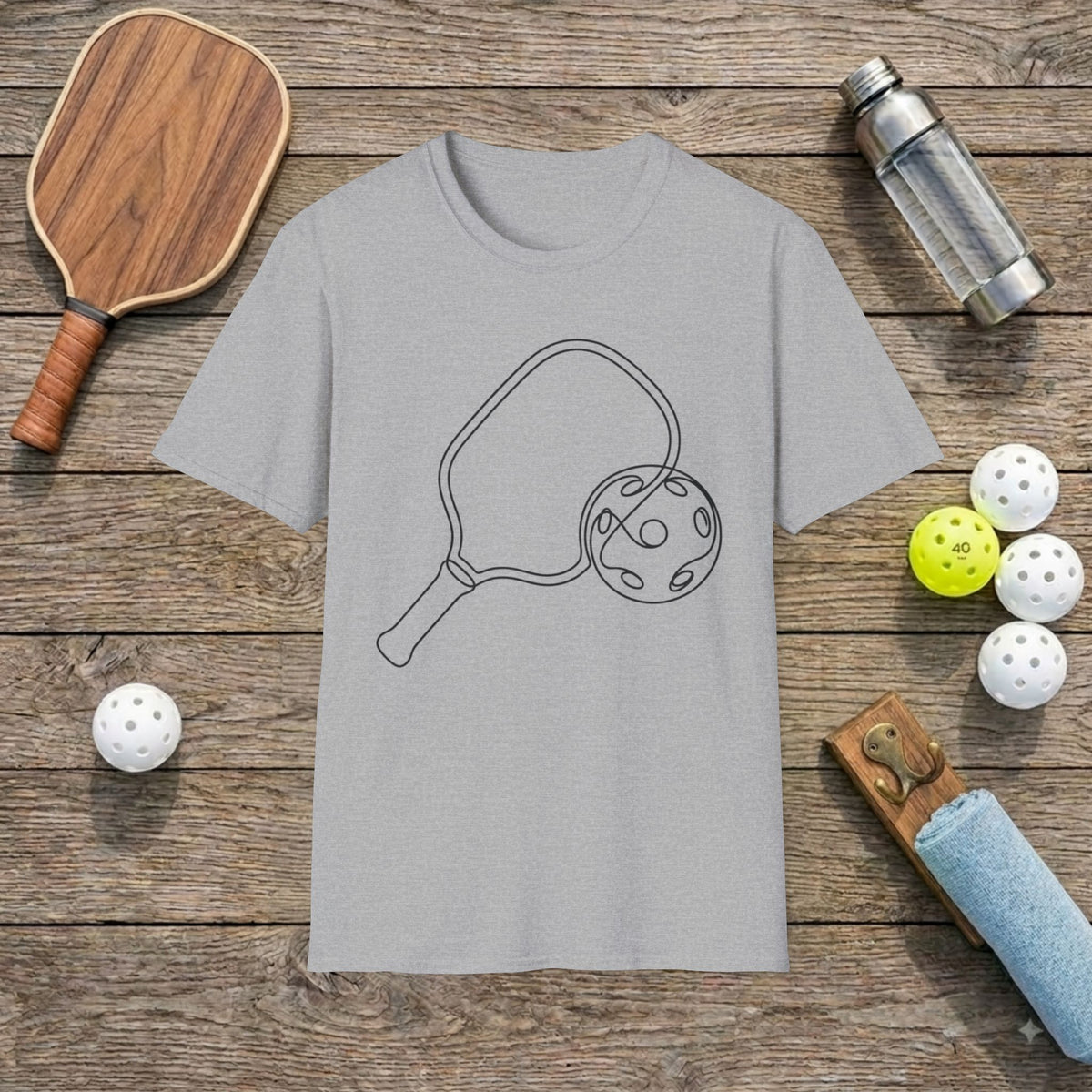 Colorful Pickleball T-Shirt
