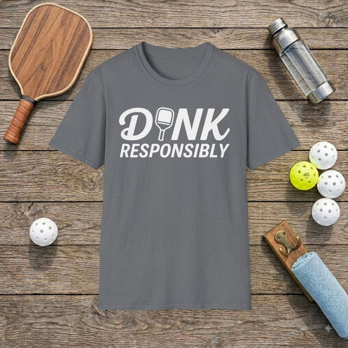 Dink Responsibly Pickleball T-Shirt