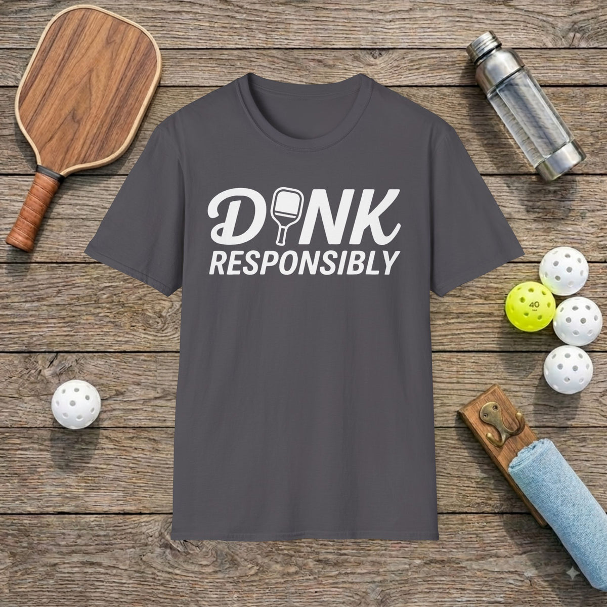 Dink Responsibly Pickleball T-Shirt