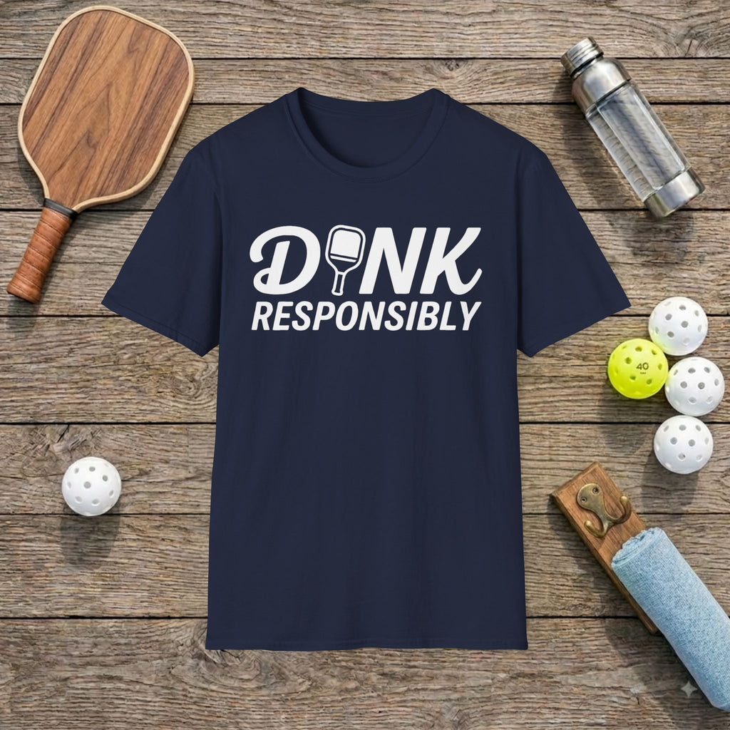 Dink Responsibly Pickleball T-Shirt