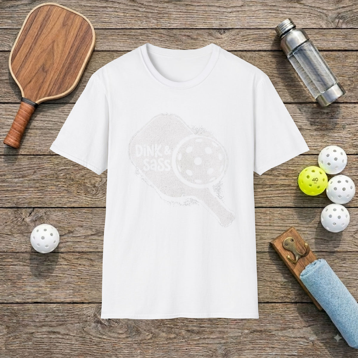 Colorful Pickleball Paddle T-Shirt