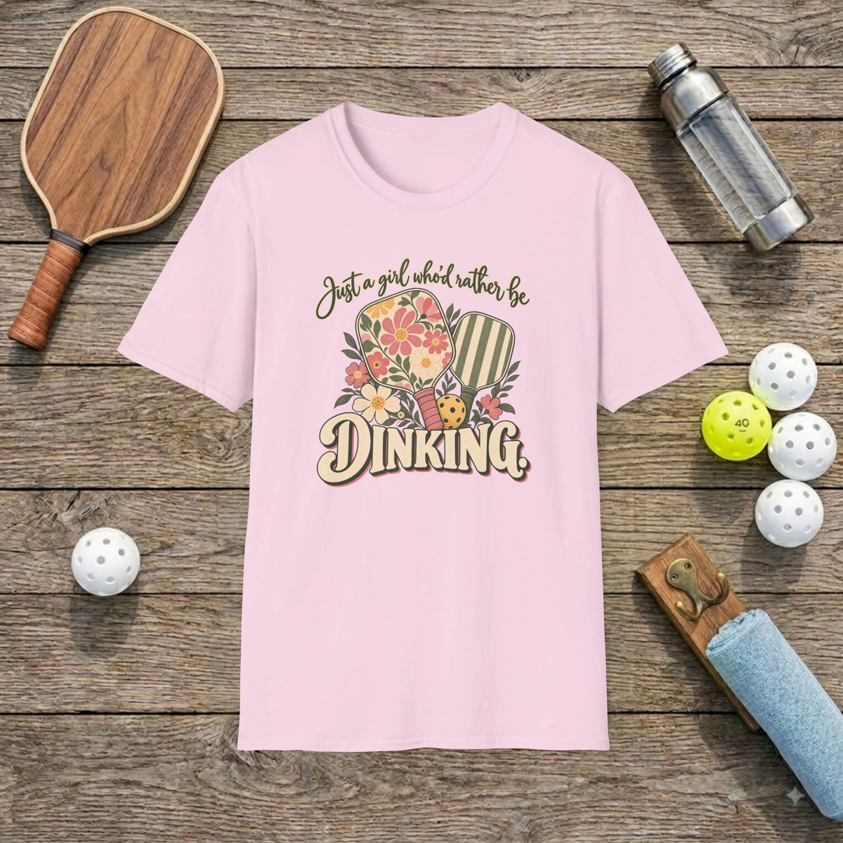 Flower Pickleball T-Shirt