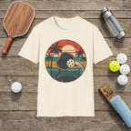 Sunset and Pickleball T-Shirt