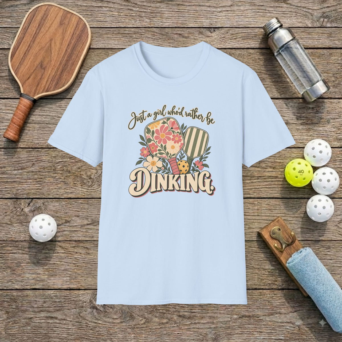 Flower Pickleball T-Shirt