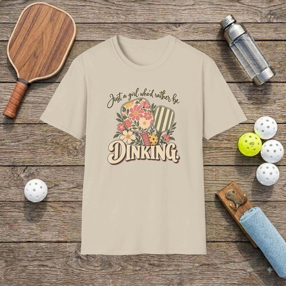 Flower Pickleball T-Shirt