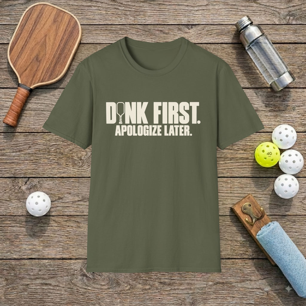 Dink First Pickleball T-Shirt