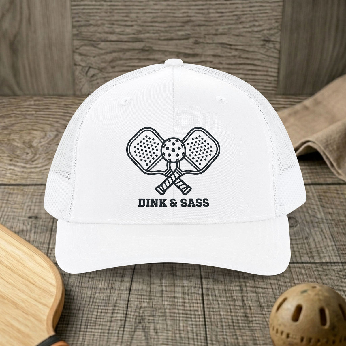 Trucker Hat - Pickleball "Dink & Sass" Snapback Cap