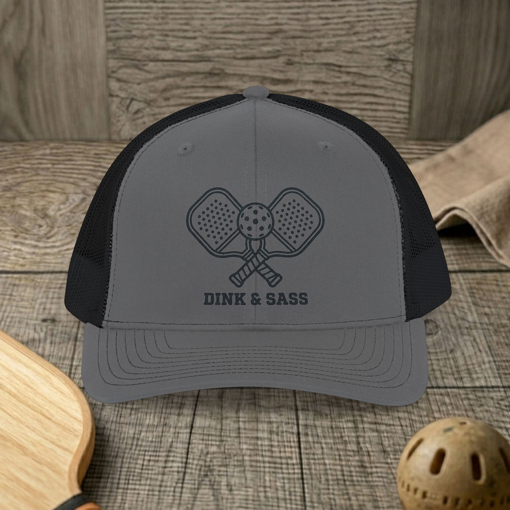 Trucker Hat - Pickleball "Dink & Sass" Snapback Cap