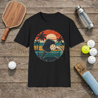 Sunset and Pickleball T-Shirt
