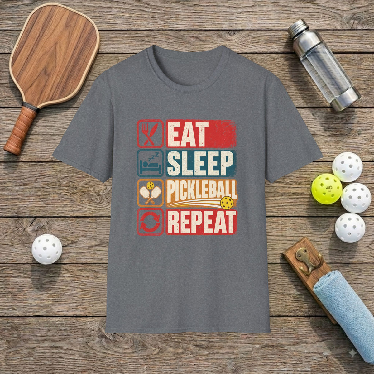 EAT SLEEP PICKLEBALL T-shirt