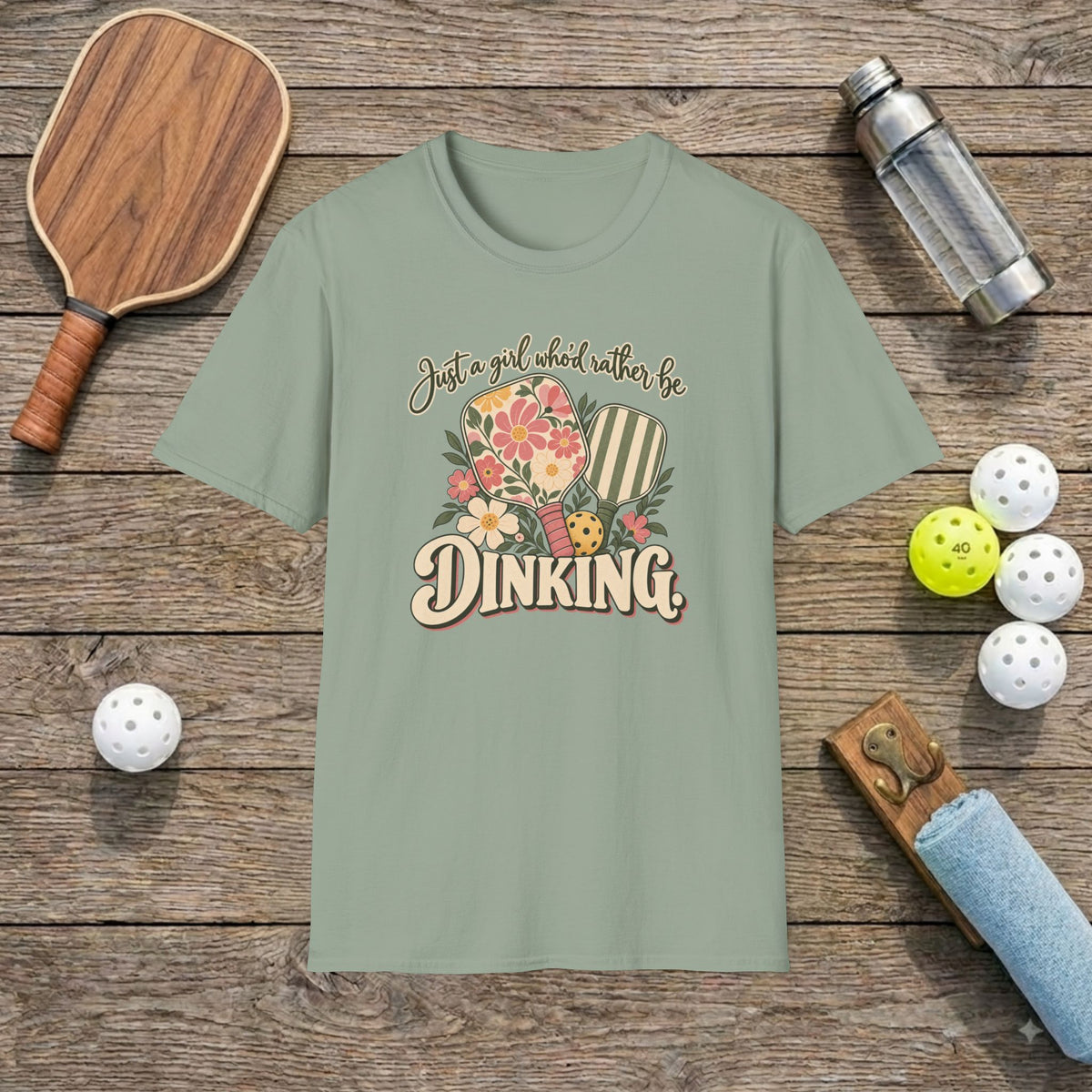 Flower Pickleball T-Shirt