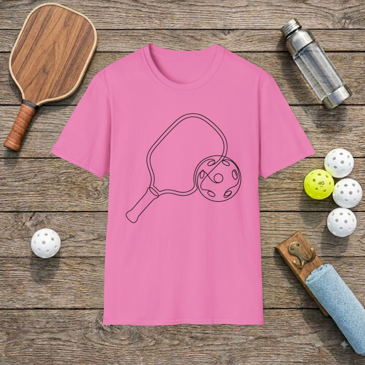 Colorful Pickleball T-Shirt