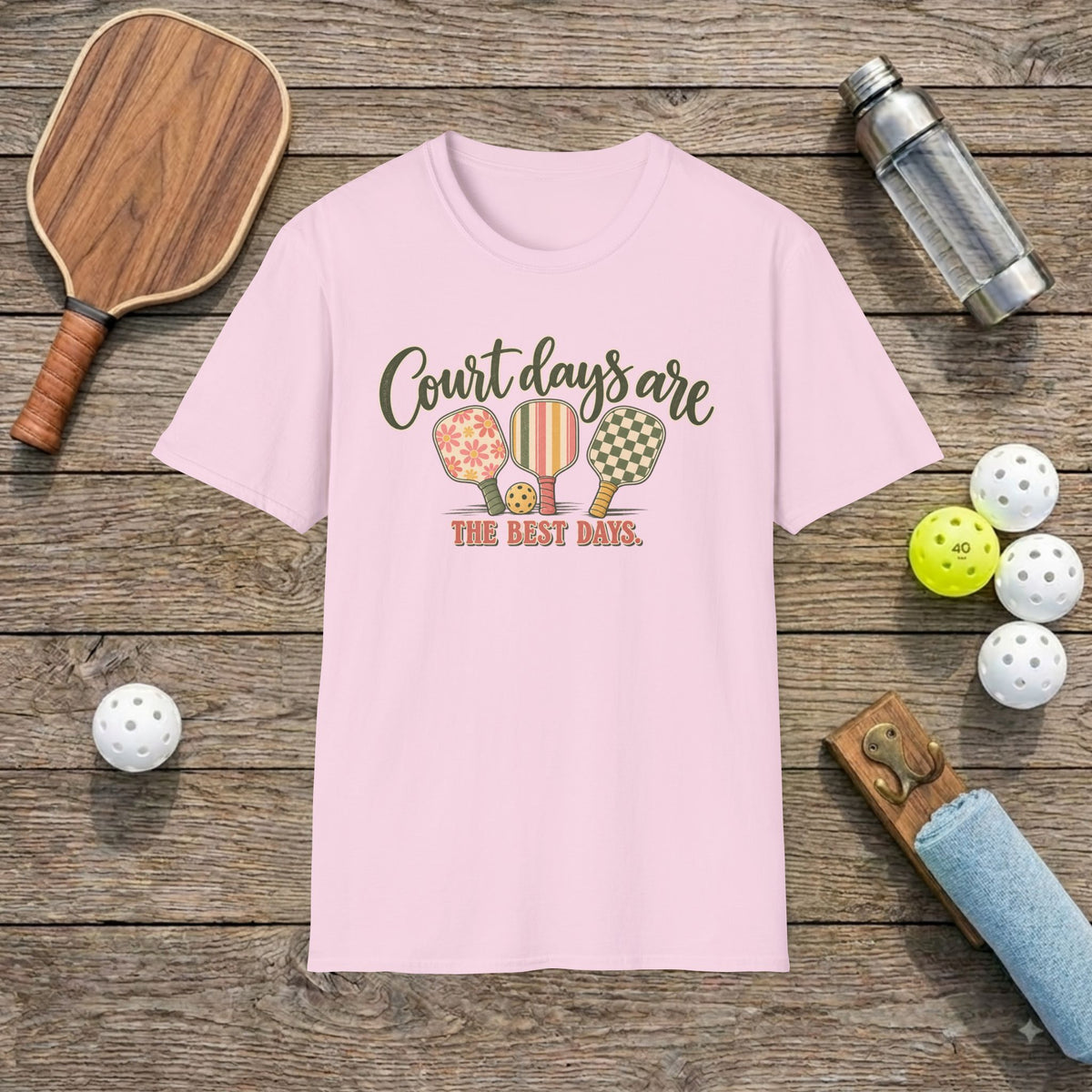 Colorful Pickleball T-Shirt