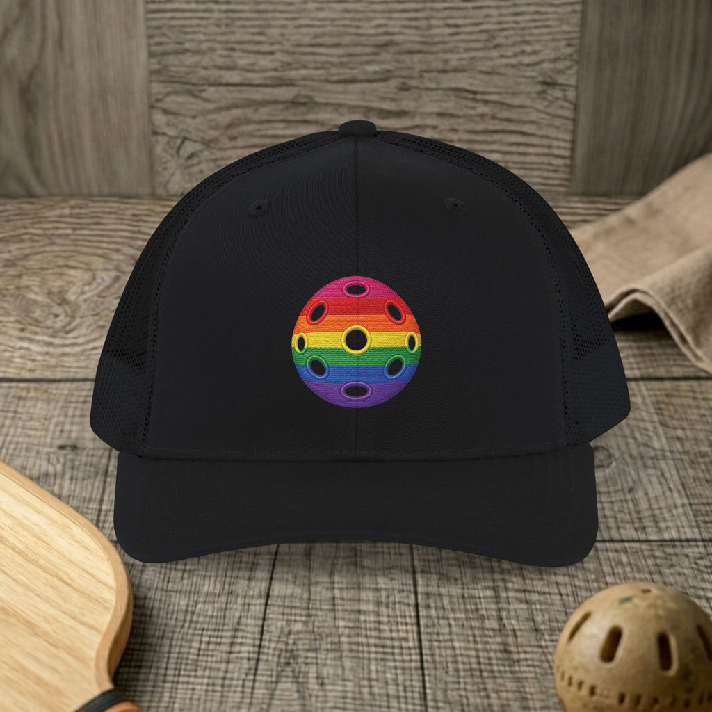Rainbow Ball Hat - Pickleball Cap