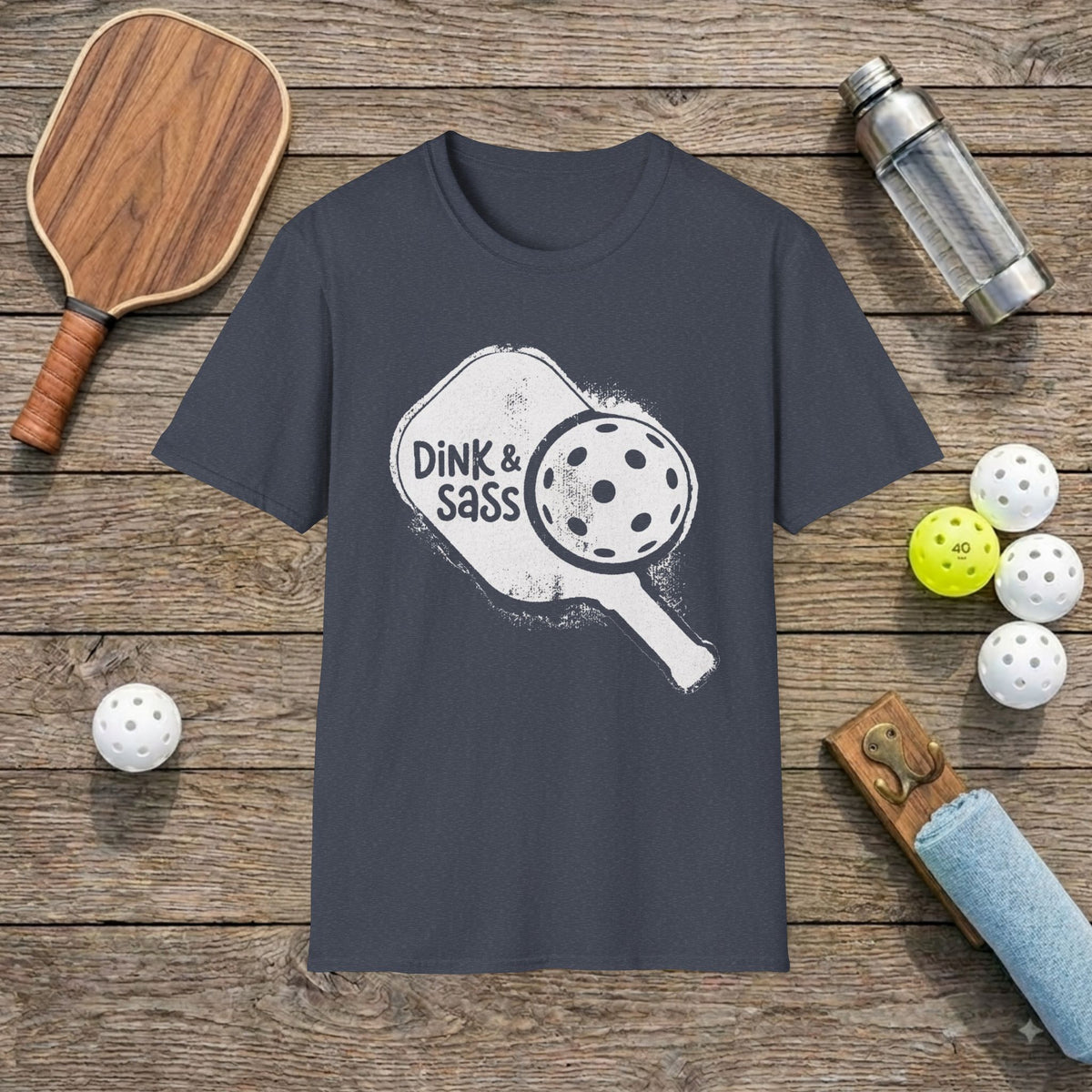 Colorful Pickleball Paddle T-Shirt