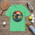 Sunset and Pickleball T-Shirt
